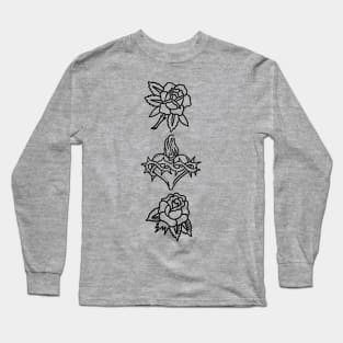 Traditional tattoo designs Long Sleeve T-Shirt